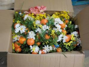 lot 275 image: Artificial Flowers and Fruit...