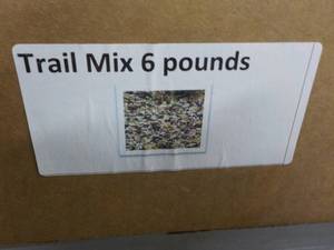 lot 330 image: 6 lb. Box Trail Mix and 4 lb. Box C...