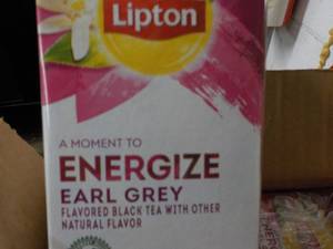 lot 337 image: 6 Boxes Lipton Earl Grey Black Tea...