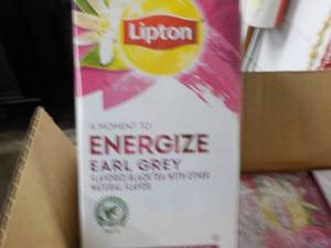 lot 340 image: 6 Boxes Lipton Earl Grey Black Tea...