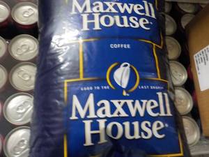 lot 342 image: 4 lb. Bag Maxwell House Whole Coffe...