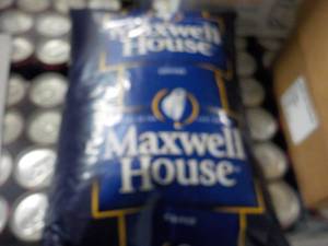 lot 344 image: 4 lb. Bag Maxwell House Whole Coffe...