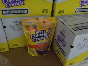 lot 369 image: 5 Boxes Malt O Meal Berry Colossal ...