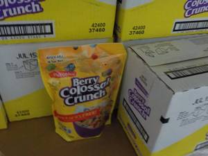 lot 370 image: 5 Boxes Malt O Meal Berry Colossal ...