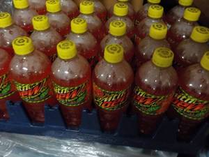 lot 380 image: 24 pack Mountain Dew Flamin Hot...