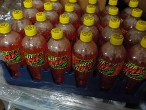 lot 381 image: 24 pack Mountain Dew Flamin Hot...
