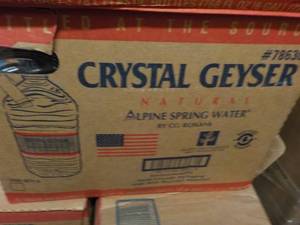 lot 390 image: 2 Cases Crystal Geyser Spring Water...