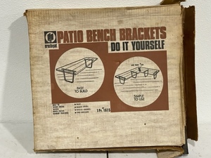 lot 21 image: Patio Bench Brackets