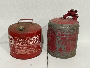 lot 44 image: Steel Gas Cans