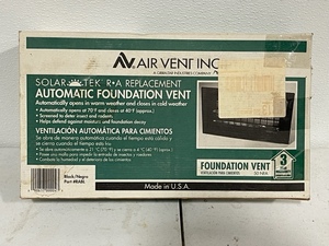 lot 67 image: Automatic Foundation Vent