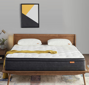 lot 1 image: SWEETNIGHT Queen Mattress 12 Inch Plush Pillow Top Hybrid Mattress, Gel Memory Foam for Sleep Cool, Motion Isolating Individually Wrapped Coils, Queen Size, Grey