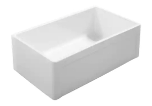 lot 13 image: SINKOLOGY Bradstreet II Farmhouse Apron Front Fireclay 30 in. Single Bowl Kitchen Sink in Crisp White