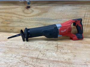 lot 38 image: MILWAUKEE M18 18V Lithium-Ion Cordless SAWZALL Reciprocating Saw (Tool-Only)