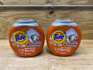 lot 50 image: TIDE Lot of 2- Pods Plus Downy He Turbo Laundry Detergent Pacs, April Fresh, 54 Count