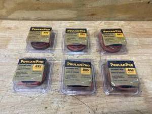 lot 71 image: POULAN PRO Lot of 6- PP125 String Trimmer line .095 Replacement Spools