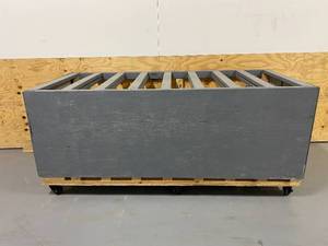 lot 114 image: Custom Built Storage Cart on Casters