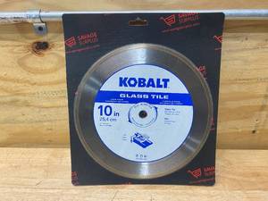 lot 77 image: KOBALT 10-in Wet Continuous Diamond Saw Blade