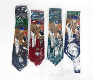 lot 29 image: Lot of 10 Vintage 1997 and 1998 Norman Rockwell Silk Ties