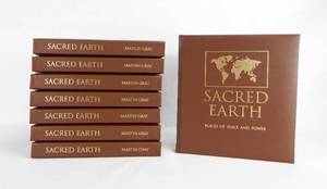 lot 81 image: Lot of 8 - 2007 Limited Edition Sacred Earth - Places of Peace and Power Leather Bound Books