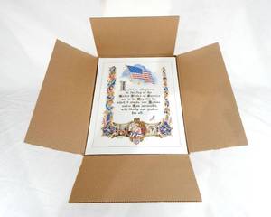 lot 90 image: Case of Vintage Pledge of Allegiance Prints