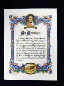 lot 87 image: Case of Vintage Daniel Webster An American Prints