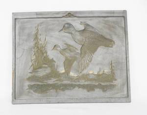 lot 67 image: Vintage Fred Sweney Golden Eye Ducks Formcraft Vacuum Form Print Mold