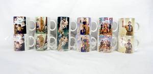 lot 3 image: Lot of 12 Boy Scouts of America Art by Norman Rockwell Coffee Mugs