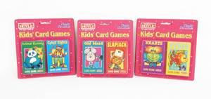 lot 77 image: Lot of 12 Vintage 1995 According to Hoyle Kids Card Games