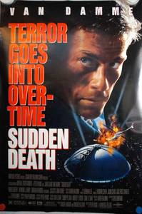 Sudden Death (1995) Original Theater Lightbox Promo Poster