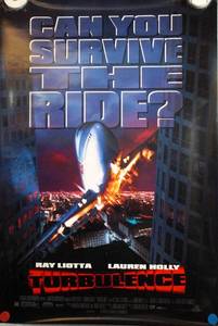 Turbulence (1996) Original Theater Lightbox Promo Poster