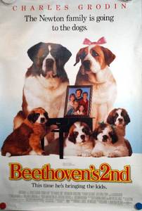 Beethovens 2nd (1993) Original Theater Lightbox Promo Poster