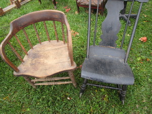 Antique Rocker & Chair