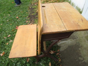 Antique School Desks