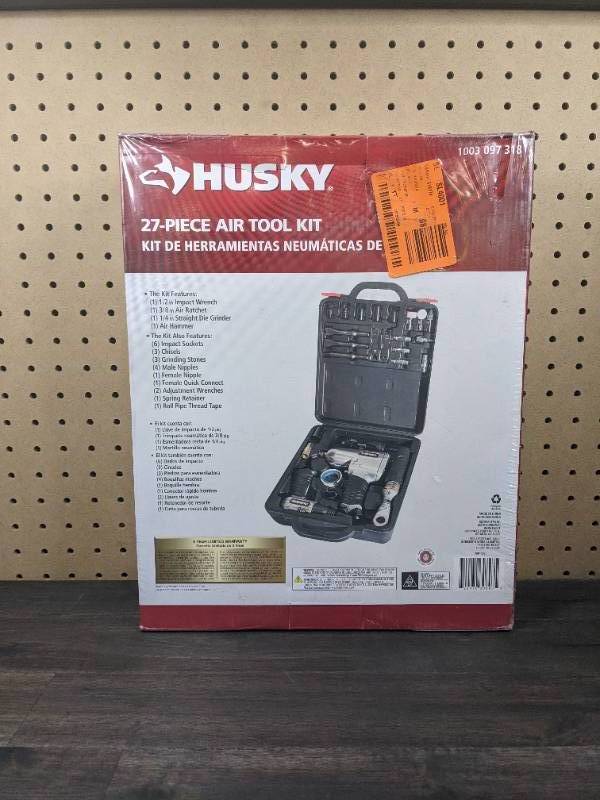 lot 22 image: New Husky 27-Piece Air Tool Kit