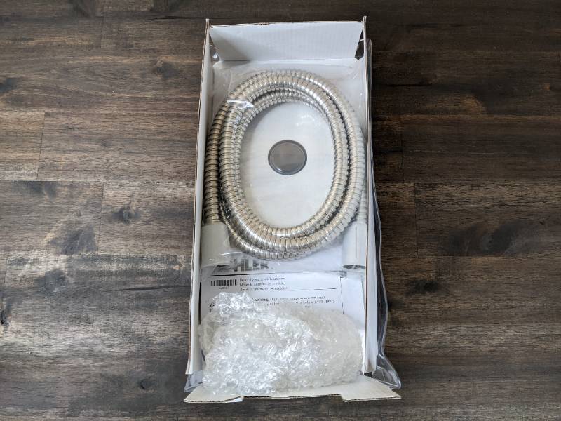 lot 45 image: Kohler Lively Wall Mount Handheld Shower Head in Vibrant Brushed Nickel