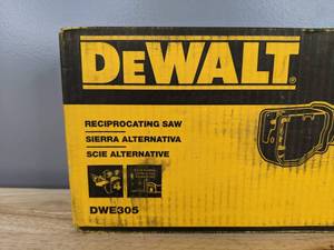 lot 23A image: Brand New DeWalt 12 Amp Corded Reciprocating Saw 