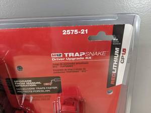 lot 69A image: Brand New Milwaukee M12 Trap Snake 12V Lithium-Ion Cordless Toilet and Urinal Auger Power Driver 1.5AH Battery and Charger 
