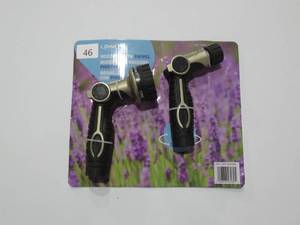 lot 46 image: Orbit Heavy Duty Metal Thumb Control Nozzle with Swivel 2 Pack