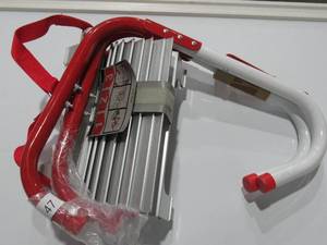 lot 47 image: Kidde Fire Escape Ladder, 2-Story, 13 ft. Long, 1,000 lb. Load Capacity