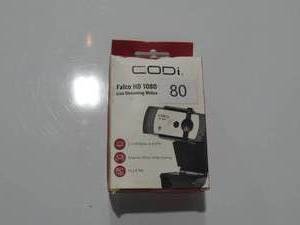 lot 80 image: CODi Falco Full HD 1080p Webcam with Stereo Audio - 1080P  30FPS (1920x1080) Max Resolution, Autofocus, Built-in Microphone, 5ft Cable, Black - A05020