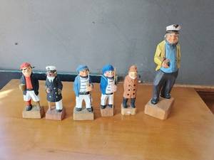 Collection Of Wood Figurines