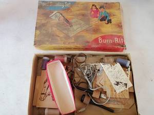 Vintage Wood-Burning Set