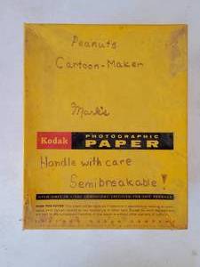 Vintage Peanuts Cartoon-Maker Kit
