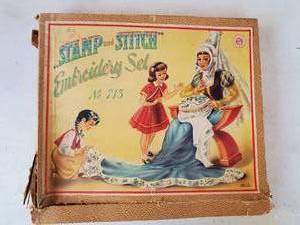 Stamp And Stitch Embroidery Set