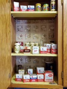 Collection Of Spice Tins And More