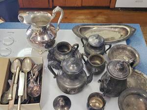 Collection Of Silver-Plated Items