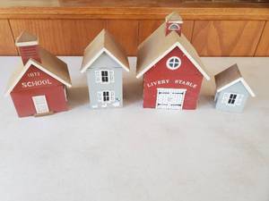 Collection Of Small Wooden Houses