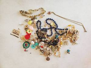 Collection Of Vintage Fashion Jewelry
