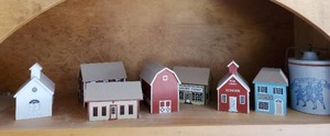 Collection Of Small Wooden Houses