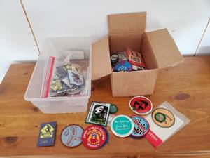 Collection Of Patches And Buttons